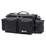 F64 カメラバッグ ショルダーバッグ SCX PRO 大容量 一眼レフ ミラーレス 望遠レンズ 15L ブラック VF64SCXPRO