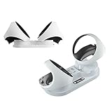 for PSVR2ハンドル充電スタンド 交換用充電器 充電ドック ポータブル 充電ステーション 互換PSVR 2ジョイスティック充電器 コントローラ充電器 収納スタンド ゲームボード 簡単な充電器 2台同時充電可能 C型ポート LEDライト付き 持ち運び便利 for PSVR2 充電 ホルダー For PS5 VR 2ゲームボード適用