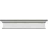 Ekena Millwork CRH06X25PN-1 6 1/8" H x 1/2" P Panel Crosshead, Factory Primed, 25" Bottom Width x 28