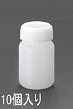 EA508AJ-7B φ100x188mm/ 1 L 広口ポリ容器(10個) [その他]
