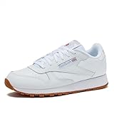 Reebok Boy's Classic Leather Sneaker, Reefresh White/Gum, 3.5 Big Kid