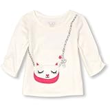 THE CHILDREN'S PLACE(ザ・チルドレンズプレイス) インベリッシュキャットパースグラフィックトップ トップス長袖Tシャツ 18～24ヶ月【並行輸入】