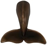 Humpback Whale Tail Door Knocker - Oiled Bronze (Premium Size) [並行輸入品]