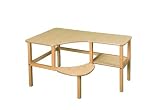 Wild Zoo Furniture Childs Wooden Computer Desk for 1, Ages 2 to 5, Maple/Tan [並行輸入品]