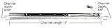 C・R・Laurence fa1610 CRL 17 "ウィンドウチャネルバランス; 1610または16 A