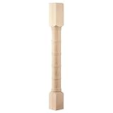 ブラウンwood-bamboo島半分column-hard Maple 01580250hm2