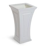 Mayne 4834W Cambridge Tall Planter - White