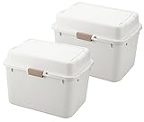 JEJ ルームパック 2個組 620 収納庫 ストッカー アイボリー 620 (IV) 9502762