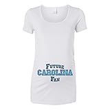 Future Carolinaファン女性のマタニティTシャツ US サイズ: L カラー: ホワイト
