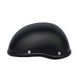 DGF ヘルメットハーレーオートバイヘルメットサマーヘルメットプリンスヘルメットレトロヘルメット運転手ヘルメットバッテリーカーレディメンズヘルメット (色 : Matt black)