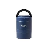 パール金属 ランチジャー 弁当箱 ランチセット 850ml ステンレス製 連結式 保温 ネイビー ホームレーベル HC-10
