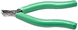 Xcelite EGA54J Angled Head Cutter, Flush Jaw, 5-1/2' Length, 7/16' Jaw length, Accu-Lite Handle Grip