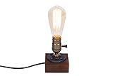 ヴィンテージ 木製テーブルランプ 卓上ライト 1灯 レトロ ランプホルダー （ランプの含まれていません）