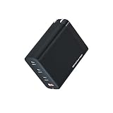 PD 充電器 100W GaN 充電器USB‐C acアダプター 100W急速充電 Type-C急速充電器 ［新型GaN+ 窒化ガリウム採用/PSE技術基準適合］ 充電器 4ポート（USB-C*3とUSB-A*1） 折畳み式プラグ iphone シリーズMacBook やAndroidシリーズ ノートパソコンなど対応 (黒色)