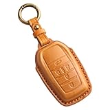 【smasol】新型 アルファード 40系 30系 後期 VOXY90 ノア 90系 キーケース ヴェルファイア キーカバー 高級本革 スマートキー カバー ケース (アルファード 40系,VOXY90系 / 3D高級, キャメル 5ボタン / 3D高級)