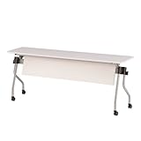 TOKIO NTA-Nホールディングテーブル パネル付 パネルカラー：ホワイト W1800×D450×H720mm NTA-N1845PW ホワイト