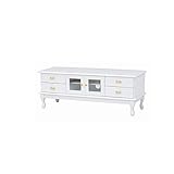 取っ手がかわいい！引出し収納付き テレビ台　ホワイト　ＳＩｓｉＭＴＶ060904070ＷＨｉｓ