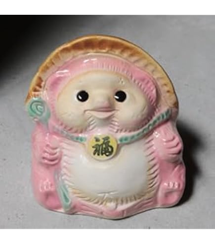 Amazon.co.jp: たぬきの石彫刻品(サビ石) 高さ約31cm 狸の石の置物です