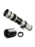 レンズです： 420-800mm F8.3-F16 フルフレーム望遠レンズ（2倍コンバーターとT2マウント付き）に対応(A9,RF)