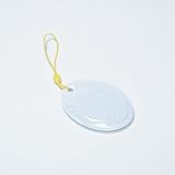 交通安全用リフレクター（反射シートタグラメ入り）楕円型60mm×45mm 白色