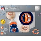Chicago Bears Wooden Baby Rattle Set