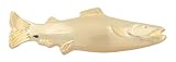 Atlas Homewares 2217-B 4-Inch Fish Pull Satin Brass [並行輸入品]