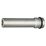 トネ(TONE) インパクト用超ロングソケット 4NV-13L100 差込角12.7mm(1/2") 二面幅13mm