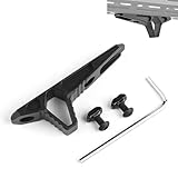 GLECTICAL MLOKとKEYMOD対応 タクティカル アングル フォアグリップ ハンドストップ 金属製 HAND STOP ハンドガード Mlok用ハンドストップ (ブラック)