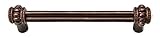 Carpe Diem Hardware Carpe Diem 862-22C Cache' Double 4" o.c. pull with swarovski elements Oil Rubbed