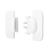 HaloVa子供安全ロック、プレミアムABSプラスチックBabyproofキャビネットロック、スーパー粘着no damage保護赤ちゃん子Proof冷蔵庫用のラッチ、水ディスペンサーDrawers