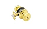 Schlage LockF51AGEO605Georgian Entry Lockset-PB GEO ENTRY LOCKSET BX (並行輸入品)
