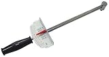 Westward 4RYK9 Flat Beam Torque Wrench, 3/8 In Dr, by WestWard Tools