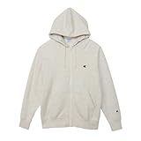 [チャンピオン] パーカー 長袖 裏毛 COTTON USA ワンポイントロゴ刺繍 ジップフーデッドスウェットシャツ C3-W104/C3-W104L/C3-W104Z/C3-Y137/C3-Y137L メンズ オートミール