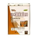 ニッペ ホームペイント 水性木部保護塗料 3L 11・チャコールブラック