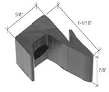 C.R. LAURENCE M6120 CRL Black 5/8" Sliding Shower Door Jamb Guide [並行輸入品]