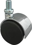 トーシン ねじ込み双輪キャスター 40径 自在ボルト M10x1.5 W40BM10XP1.5
