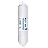 Geekpure 75 GPD 逆浸透ROメンブレン クイックチェンジハウジング付き 1/4インチ インレットアウトレット (Geekpure RO-TW)