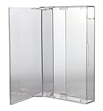 オーバルマルチメディア(OvalMultimedia) 小物の収納にも使えるカセットテープケース 標準サイズ 羽無し プラスチック ケース 1個 クリア