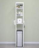 ottostyle.jp キッチンラック ゴミ箱 スリム ゴミ箱上 レンジ台 レンジラック 収納 電子レンジ 炊飯器 スライド棚 可動棚 サイドハンガー 収納棚 棚 レンジボード キッチンボード 引き出せるトレー [幅50] [ホワイト×ホワイトフレーム]