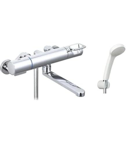 Amazon | 浴室用壁付サーモスタット混合水栓 170mm コンフォート