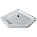 Vigo vg0606947 47 " x 47 " neo-angleシャワートレイホワイト、 47 5/8" W x 47 5/8" L x 5 3/8" VG06069WHT47 1