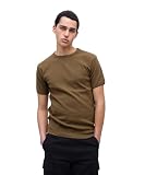 [Avirex] [アヴィレックス] 公式 Tシャツ半袖 (抗菌) (防臭 DAILY RIB CREWNECK TEE 6143502 メンズ Mサイズ 075 OLIVE