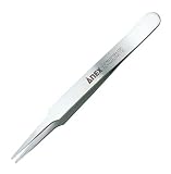 アネックス(ANEX) ステンレスピンセット 先丸型 120mm 12本組 No.201