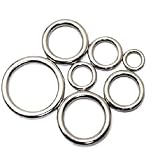 シルバー 1個 ペットマルカン 15mm 内径 日本製 首輪金具 リード金具 マルカンMシリーズ ペットマルカンH93111