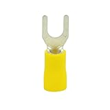 Gardner Bender 10-116 Terminal Spade, 12-10 AWG, Stud Sz 8-10, Yellow (50 pk) [並行輸入品]