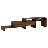 arne HANDSOME1100 2GATA テレビ台 コーナー 伸縮 日本製 完成品 ブラウン