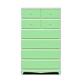 アルファタカバベビータンスシリーズパレット75cm幅6段ライトグリーン