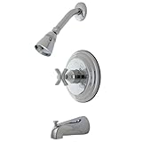 Kingston Brass KB2631ZX Kingston Brass Millennium Tub-Shower Faucet, Polished Chrome