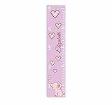おもちゃ Baby Pink Elephant Personalized Canvas Growth Chart [並行輸入品]