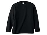 [ユナイテッドアスレ] 5.6オンス ロングスリーブTシャツ 501001 ブラック S